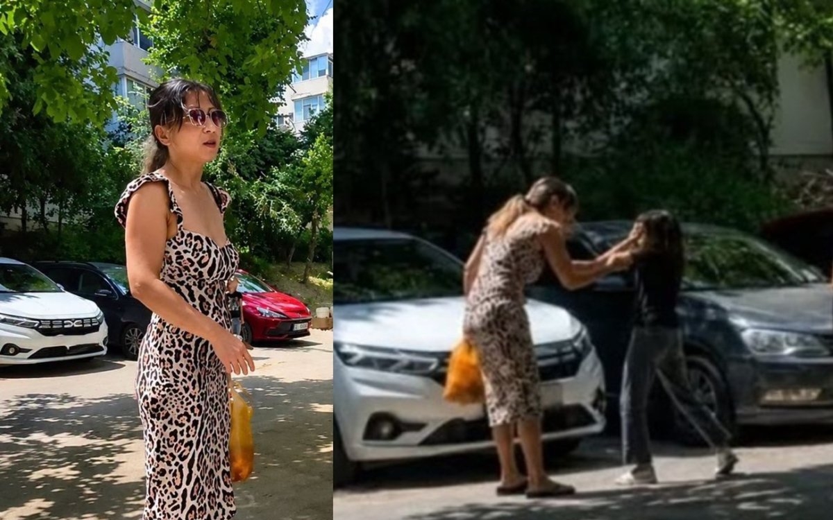 Imaginile groazei! O femeie din Constanța și-a bătut cu bestialitate fiica de 8 ani, în plină stradă. Cum a încercat să se scuze