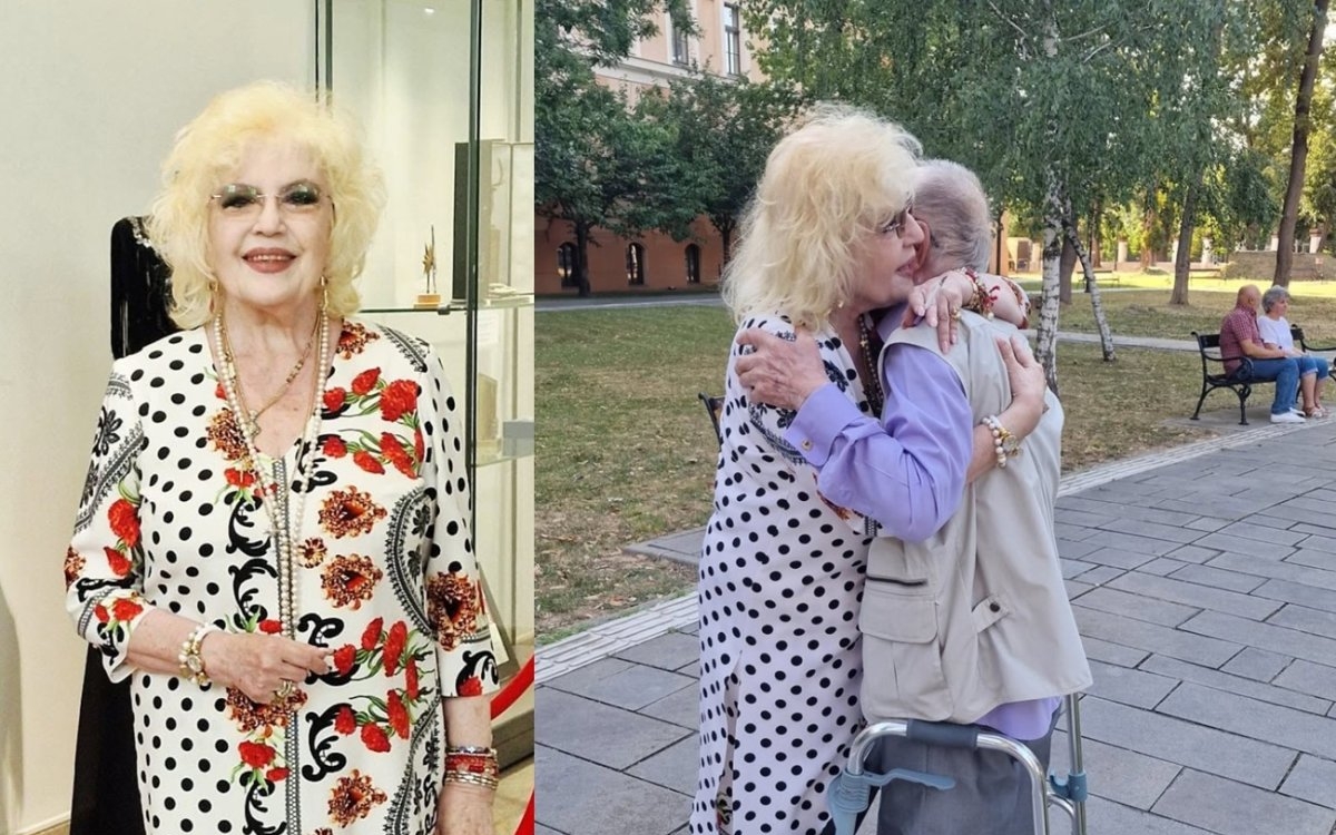 O imagine cât o mie de cuvinte! Corina Chiriac, alături de omul care i-a schimbat viața, după mai bine de 54 de ani