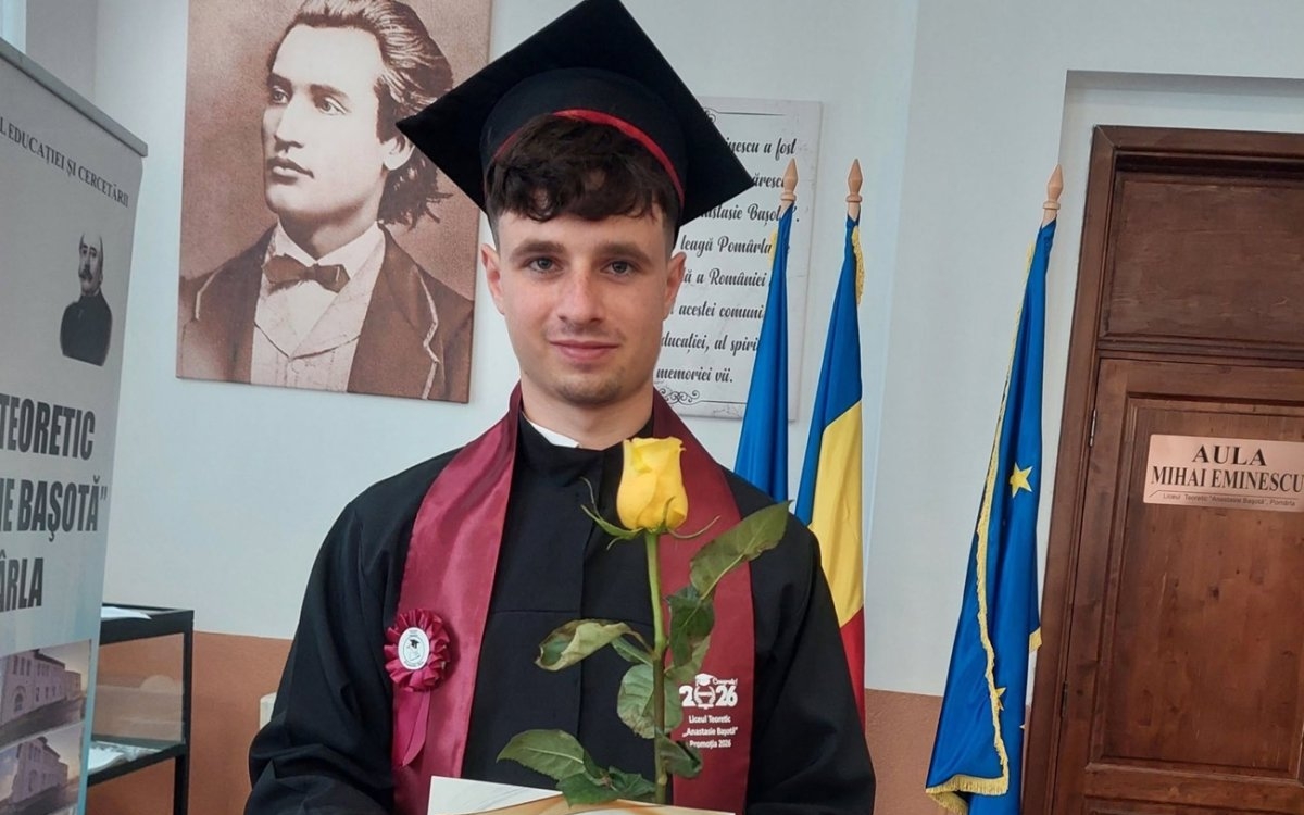 Iosif a intrat la liceu cu dorința de a deveni cioban și acum este premiant cu media peste 9 la Bacalaureat. „Îmi doream să devin cioban, dar Dumnezeu a avut alt plan”