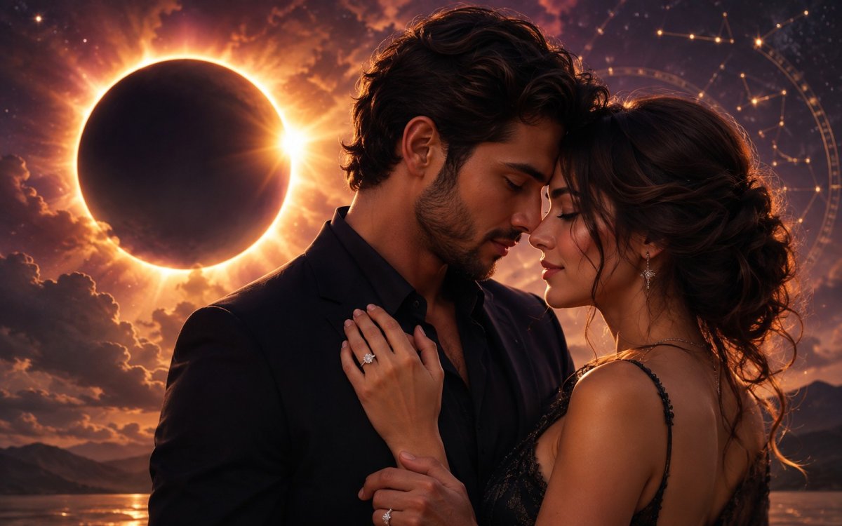 Horoscopul dragostei de mâine, 12 august 2026. Eclipsa Totală de Soare în Leu scaldă Universul în iubire. E atât de puternică, încât dezleagă cununiile pentru două zodii etern nefericite