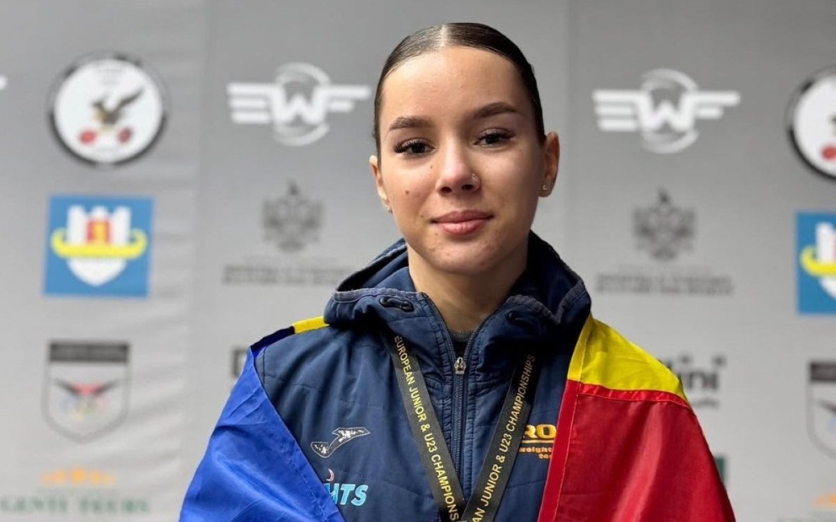 Ea este noua Mihaela Cambei! Alexia Șipoș a adus acasă trei medalii de aur la Campionatele Europene de haltere