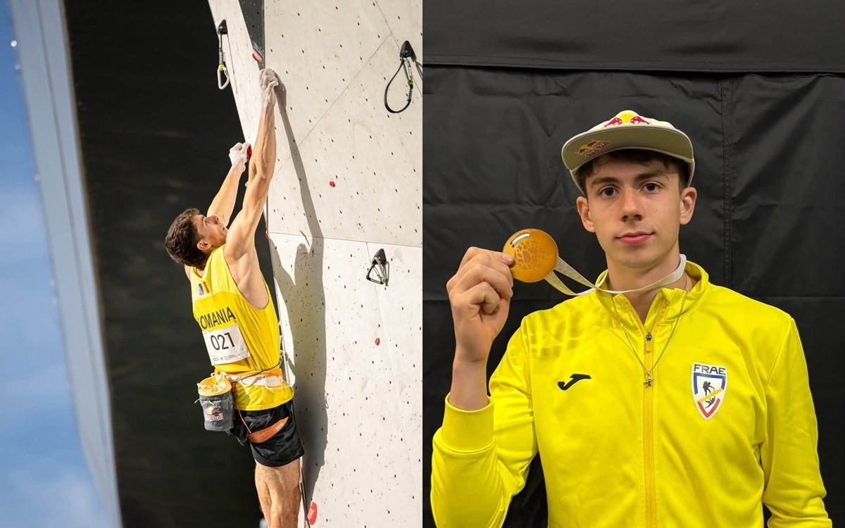 Campionul Europei la escaladă sportivă la numai 20 de ani! Darius Râpă a adus aurul acasă la categoria U21, de la Campionatul European din Franța