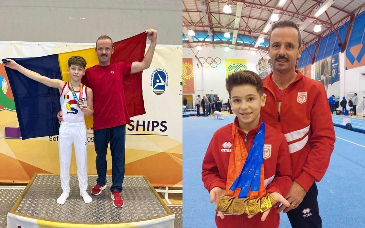Marius Urzică este cel mai mândru tată! Alex, fiul lui de numai 15 ani, a câștigat patru medalii la primul lui campionat național de seniori