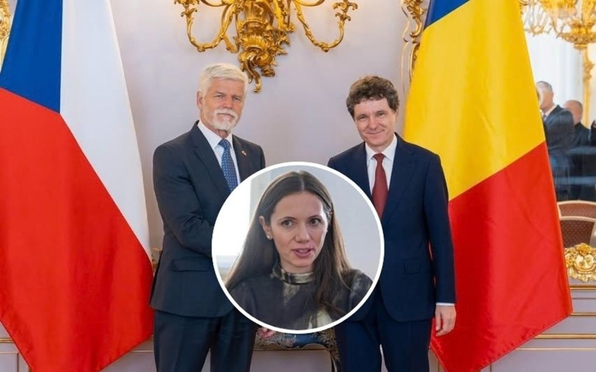 Mirabela Grădinaru, alături de Nicușor Dan la Praga. Cum s-a prezentat la întâlnirea cu Prima Doamnă a Republicii Cehe