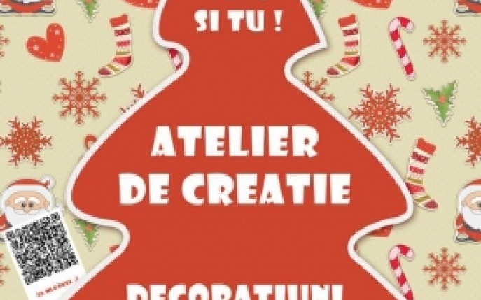 Invata sa realizezi decoratiuni de Craciun la Creative Workshop