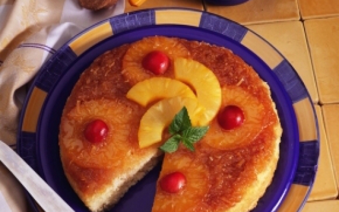 Prajitura cu ananas - un deliciu la... microunde