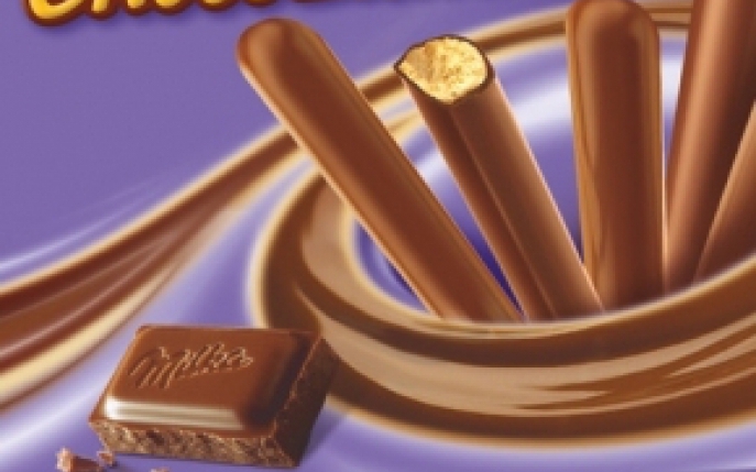 Milka ChocoLila Stix – biscuiti crocanti inveliti in cea mai fina ciocolata din Alpi