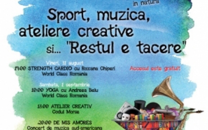 Roaba de cultura in weekend-ul 31 august-2 septembrie