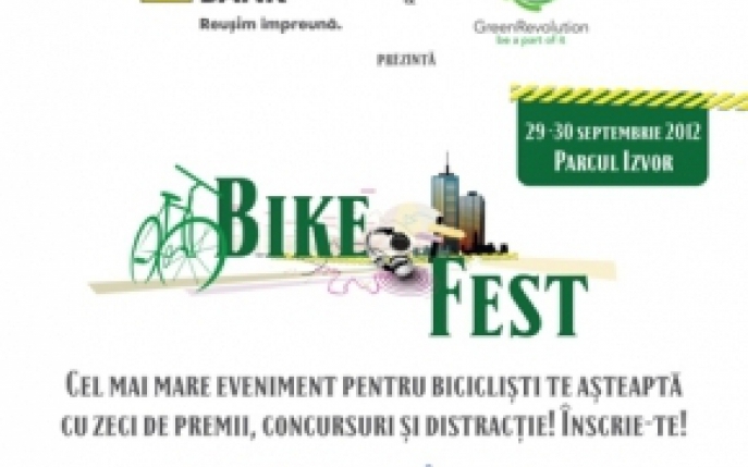 Bike Fest 2012, eveniment dedicat tuturor biciclistilor urbani din Romania