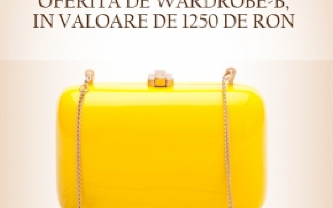 Castiga o poseta marca Rocio, oferita de Wardrobe-b, in valoare de 1250 de ron