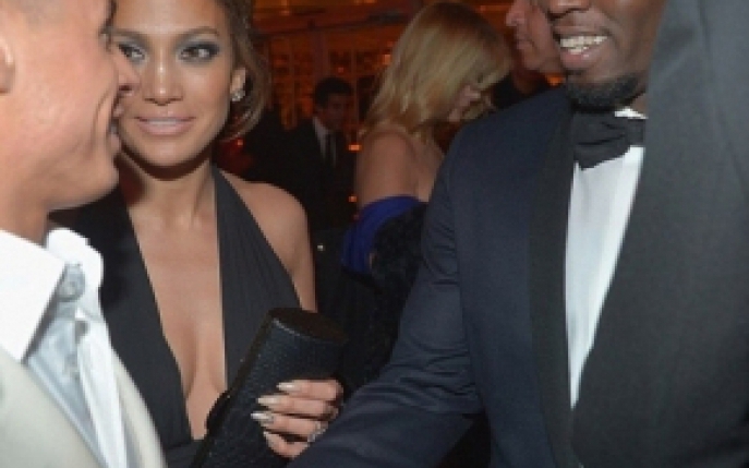 Poza zilei: J.Lo. intre fostul si actualul iubit