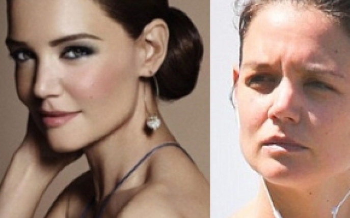 Katie Holmes - diva in reclame, banala in timpul liber