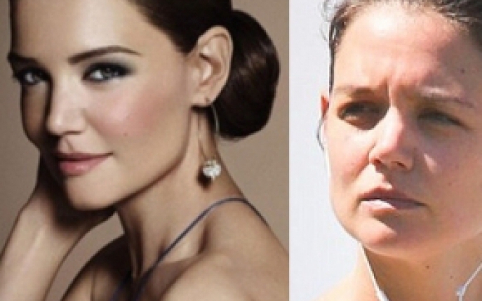 Katie Holmes - diva in reclame, banala in timpul liber 