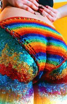 Glitter booty curcubeu