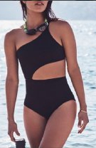 Costum de baie asimetric