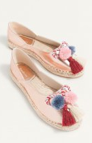 Espadrile cu ciucuri Stradivarius