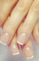 French manicure @rossanasnaglar