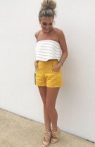 Pantalonii scurți în nuanțe vibrante @show.me.real