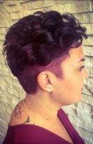 Părul ras sau tuns periuță (foto Instagram hairz.blut)