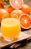Ulei de ricin şi suc de portocale