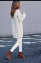 Botine cognac