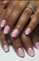 Ombre roz-alb