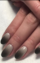 Ombre nude-negru