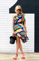 Rochie colorată