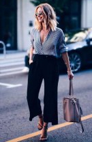 Pantaloni crop