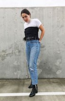 Cropped jeans