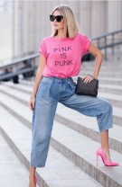 Roz și denim