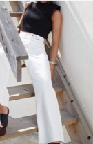 Crop top cu jeans