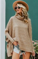 Pulover oversized stil pelerină