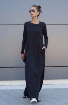 Rochii maxi din materiale groase