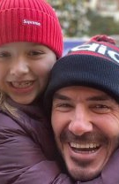 David Beckham și fiica lui, Harper Seven