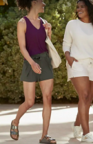 Pantaloni scurți din poliester și spandex