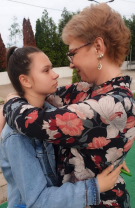 La rândul său, Teo Trandafir îi spune cele mai emoționante cuvinte fiicei sale