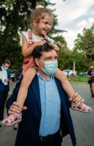 Nicușor Dan o adoră pe fetița lui