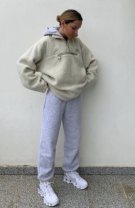 Hanorac maxi fără glugă