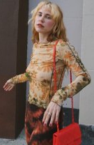 Bluza transparentă