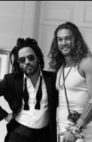 Lenny Kravitz și Jason Momoa