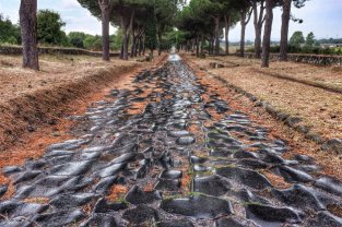 Calea Appiană, Italia