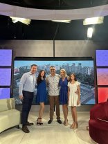 Fiicele lui Catrinel Sandu au fost într-o emisiune TV cu mama lor