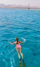 Monica Bîrlădeanu a făcut cursuri de scuba diving în Egipt