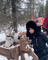 Lavinia Pîrva a fost în vacanță în Laponia numai cu fiul ei. Cum s-au distrat cei doi?