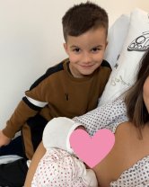 Familia lui Culiță Sterp s-a mărit! Daniela Iliescu, soția lui, a născut o fetiță. Milan este de acum frate mai mare