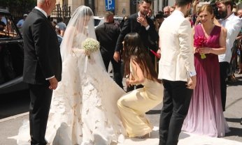 Cea mai așteptată nuntă a anului: Kira Hagi și iubitul Thomas și-au unit destinele. Nașii lor sunt Marius și Loredana Szeker