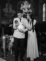 Elena și Ianis Hagi și-au botezat băiețelul în mare secret. Ce nume deosebit au ales pentru primul nepot al lui Gică Hagi. Îl cheamă Giorgios
