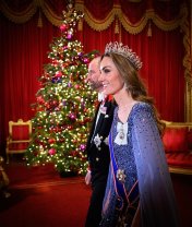 Kate Middleton, apariție de senzație la banchetul în cinstea președintelui Germaniei. La ce valoare este estimată tiara purtată de ea, din perioada Reginei Victoria cu 2600 de diamante