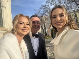 Florentin Petre s-a căsătorit a treia oară la 50 de ani. "Mi-am găsit jumătatea". Fiica lui, Rebeca, a publicat o imagine de la eveniment